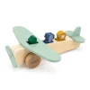 Wooden Animal Airplane