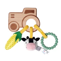 Wooden Rattle - Farm