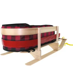 Wooden Sleigh XL with Pad Cover
