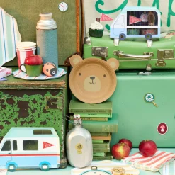 Woodland Bear Plates (8)