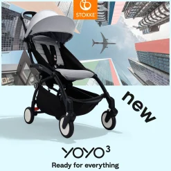 YOYO³ Stroller Complete - Black / Toffee