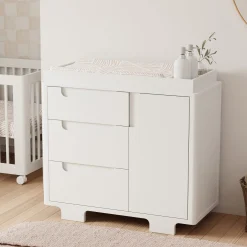 Yuzu 3-Drawer Changer Dresser - White