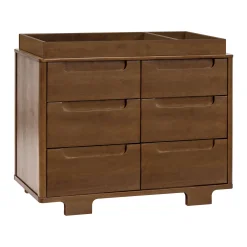 Yuzu 6-Drawer Dresser - Natural Walnut