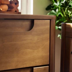 Yuzu 6-Drawer Dresser - Natural Walnut