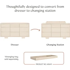 Yuzu 9-Drawer Dresser - Washed Natural