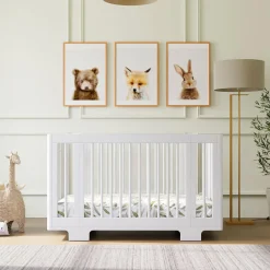 Yuzu 8-in-1 Convertible Crib - White