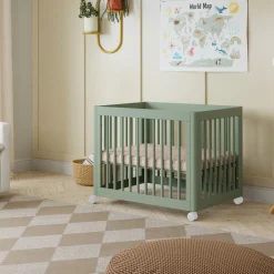 Yuzu 8-in-1 Convertible Crib - Sage