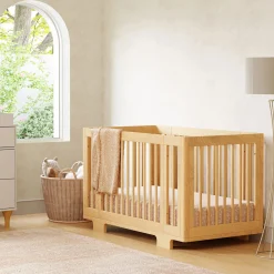 Yuzu 8-in-1 Convertible Crib - Natural