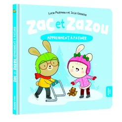 Zac Et Zazou Apprenent à Patiner