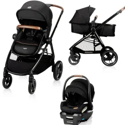 Zelia Luxe 5-in-1 Modular Travel System - Basalt Black