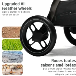 Zelia Luxe 5-in-1 Modular Travel System - Basalt Black