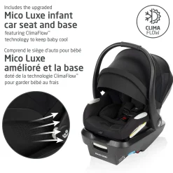 Zelia Luxe 5-in-1 Modular Travel System - New Hope Black