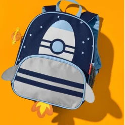 Zoo Little Kid Backpack - Rocketship