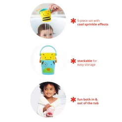 Zoo Stack And Pour Buckets Set of 5